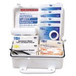 ANSI #10 Weatherproof First Aid Kit, 57-Pieces, Plastic Case