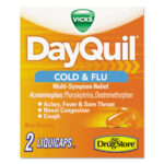 Severe Cold and Flu Caplets, Daytime, Refill Pack, 2 Caplets/Packet, 20 Packs/Box