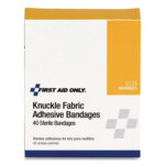 Fabric Bandages, Four-Wing Knuckle, 2.5" x 3.25", 40/Box